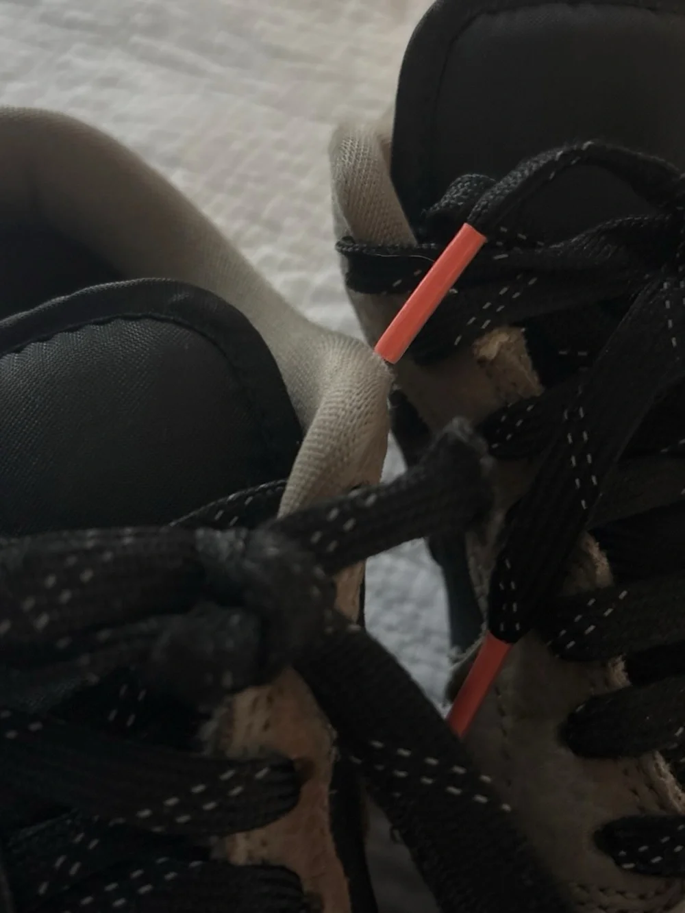 Jordan 1s Low-Top Sneakers in Black & Gray